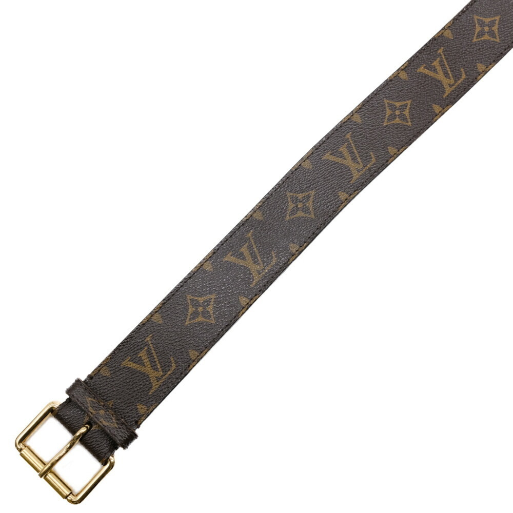 LOUIS VUITTON Authentic Brown Monogram Leather Pochette Fanny Pack - Picture 16 of 16